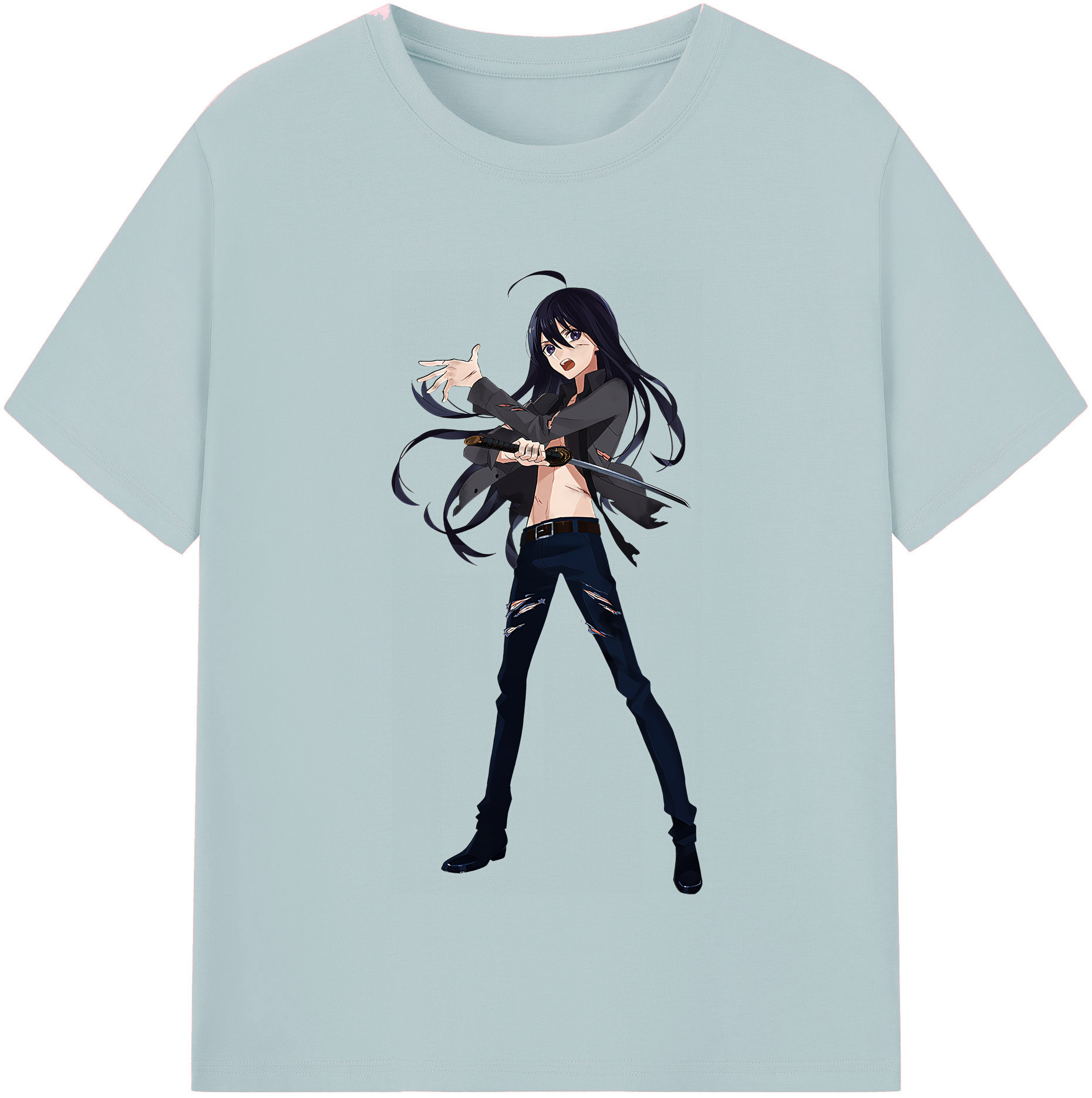 （画像用） 刀剣乱舞 Touken Ranbu 綿100％半袖Tシャツ（フロントプリント）